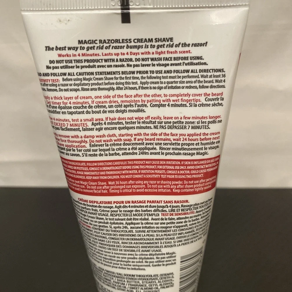 SoftSheen-Carson Magic Razorless Shaving Cream for Men, Hair Removal Cream, Extr